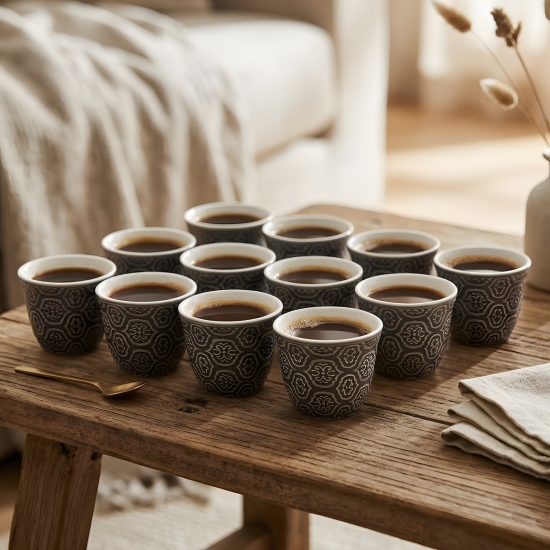 Coffee Cup Set 12 Pcs
